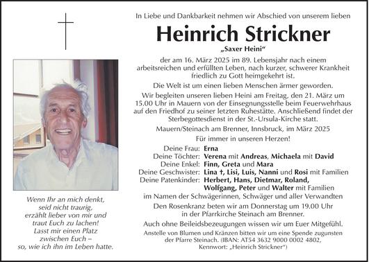 Heinrich Strickner Bild