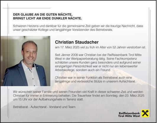Christian Staudacher