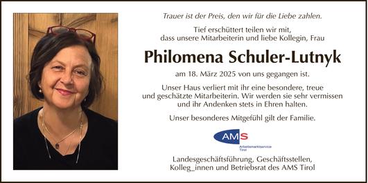 Philomena Schuler-Lutnyk Bild