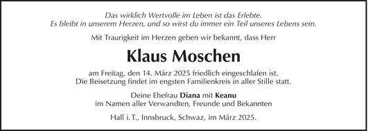 Klaus Moschen Bild
