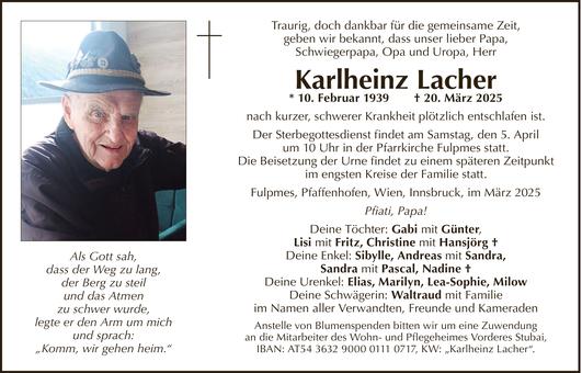 Karlheinz Lacher Bild