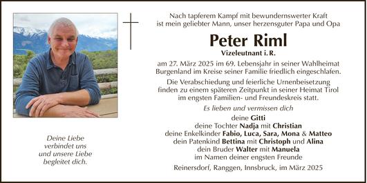 Peter Riml Bild