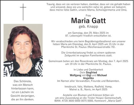 Maria Gatt Bild