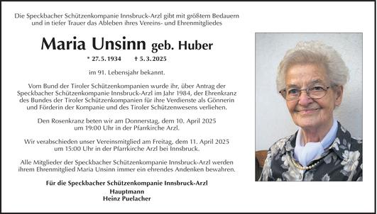 Maria Unsinn Bild