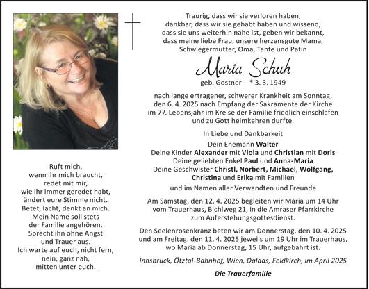 Maria Schuh Bild