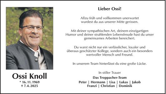 Ossi Knoll Bild