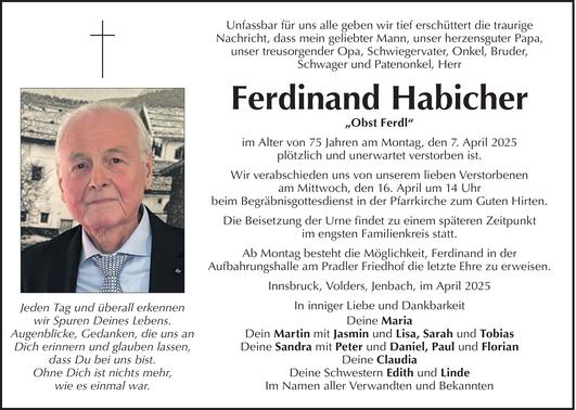 Ferdinand Habicher Bild