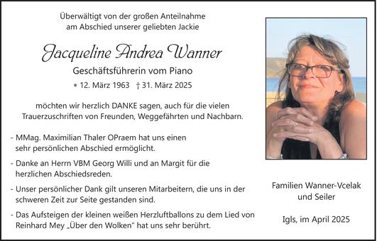 Jacqueline Andrea Wanner Bild