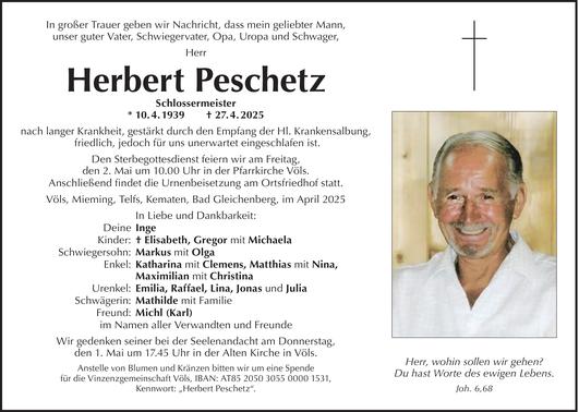 Herbert Peschetz Bild