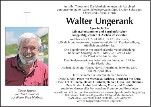 Walter Ungerank Bild
