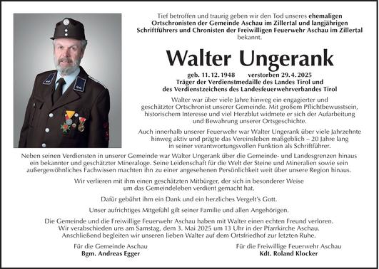Walter Ungerank Bild