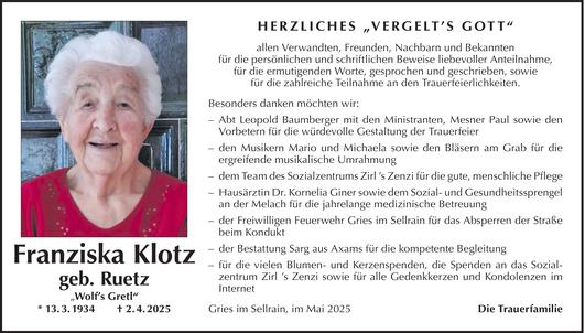 Franziska Klotz