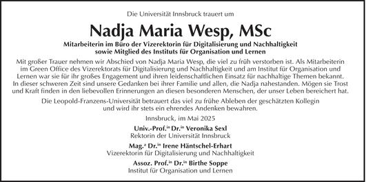 Nadja Maria Wesp