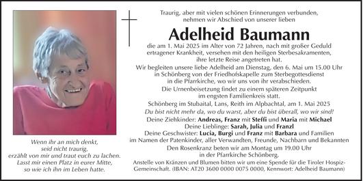 Adelheid Baumann