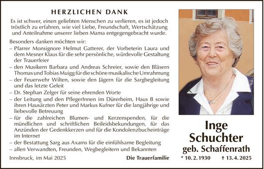 Ingeborg Schuchter Bild
