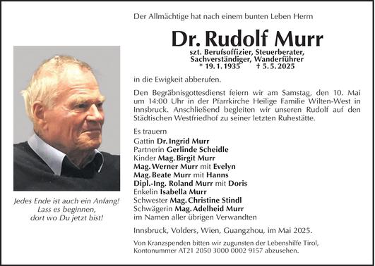 Rudolf Murr Bild