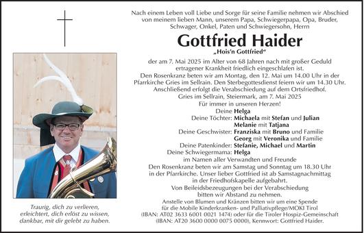 Gottfried Haider Bild