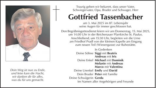 Gottfried Tassenbacher Bild