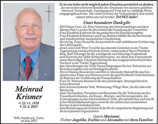 Meinrad Krismer Bild