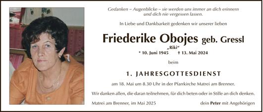 Friederike Obojes Bild