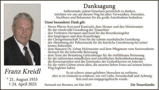 Franz Kreidl Bild