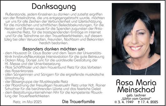 Rosa Maria Meinschad Bild
