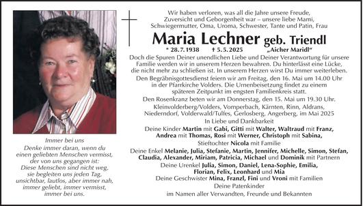 Maria Lechner Bild