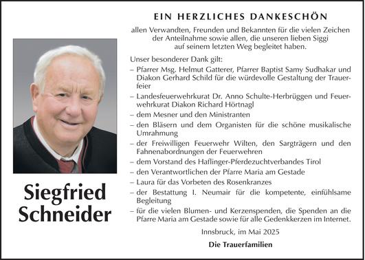 Siegfried Schneider Bild