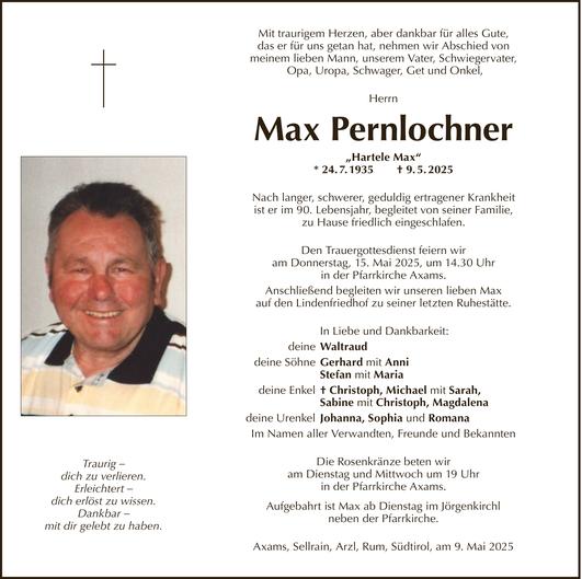 Max Pernlochner Bild