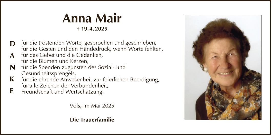 Anna Mair Bild