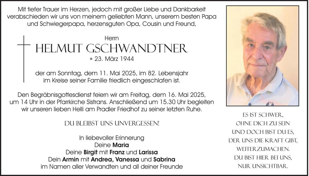 Helmut Gschwandtner Bild
