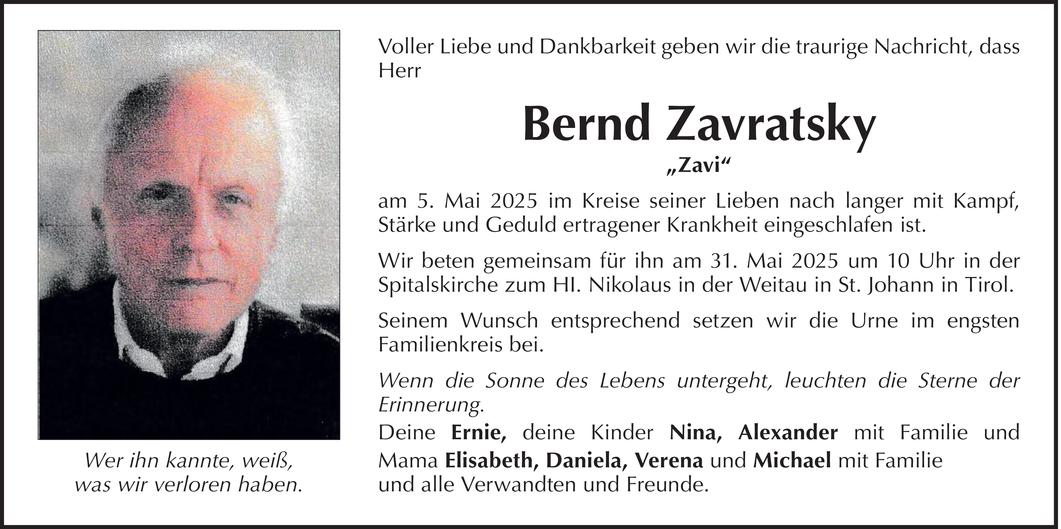 Bernd Zavratsky