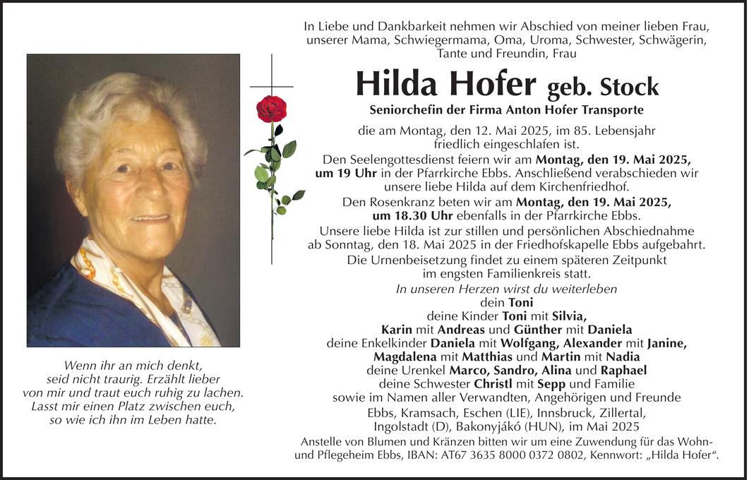 Hilda Hofer