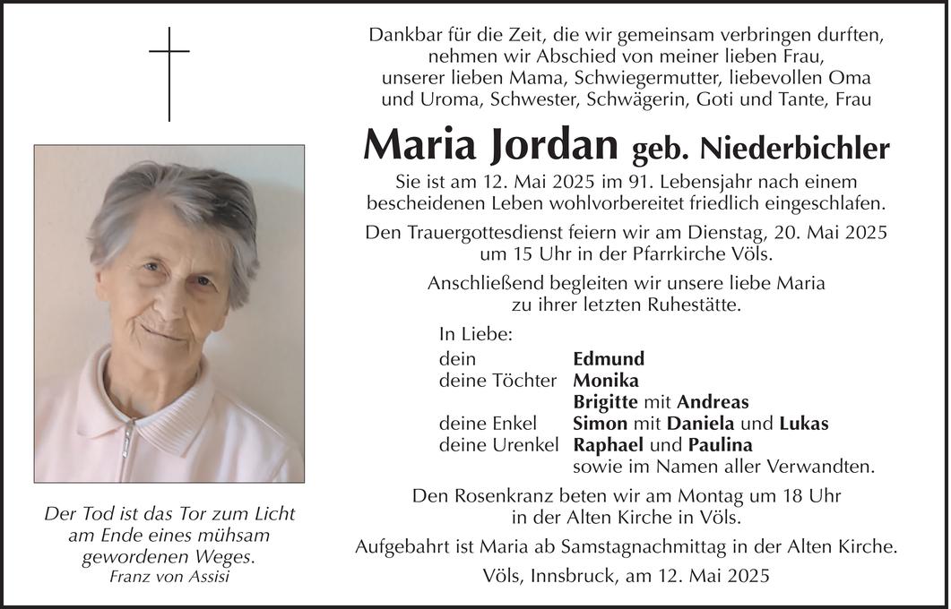 Maria Jordan Bild