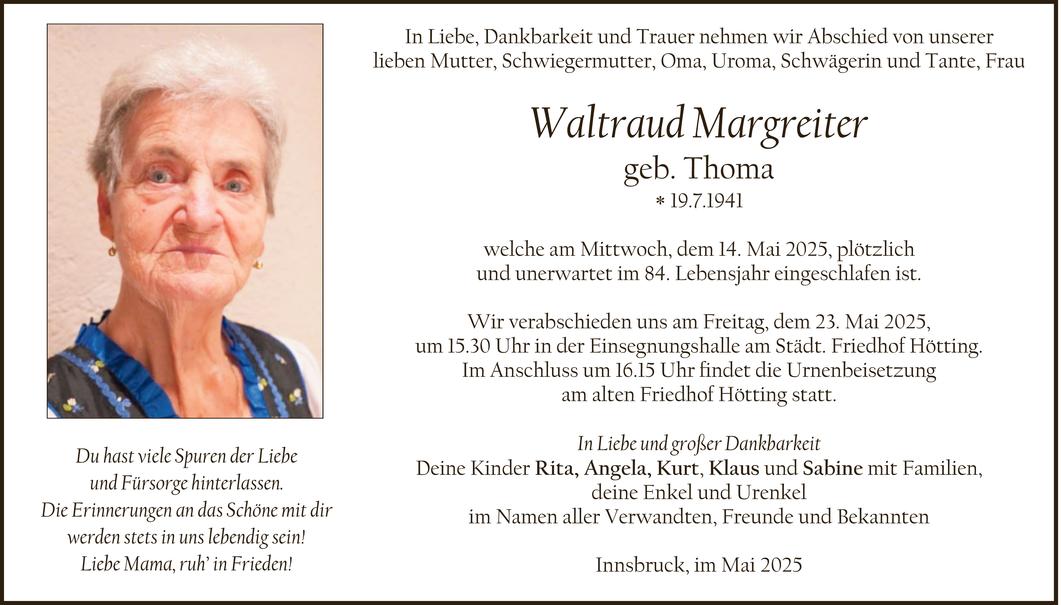 Waltraud Margreiter
