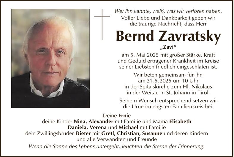 Bernd Zavratsky Bild