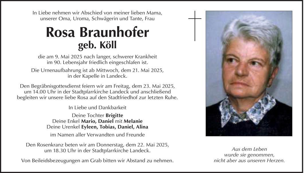 Rosa Braunhofer Bild