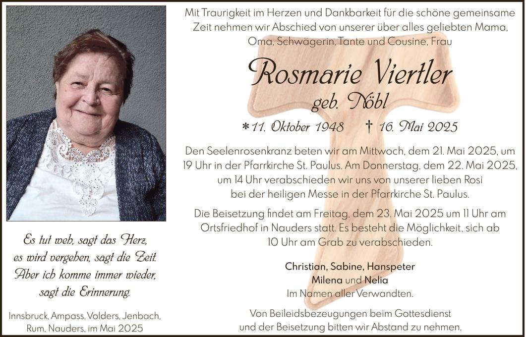 Rosmarie Viertler Bild