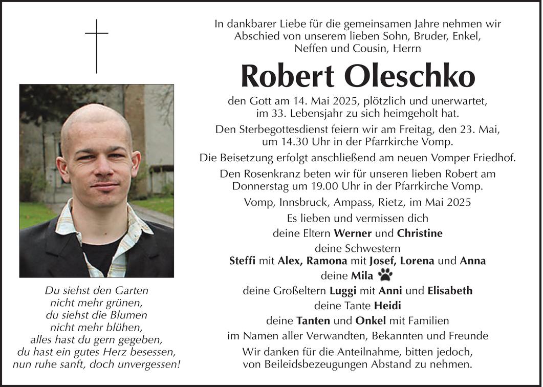 Robert  Oleschko Bild