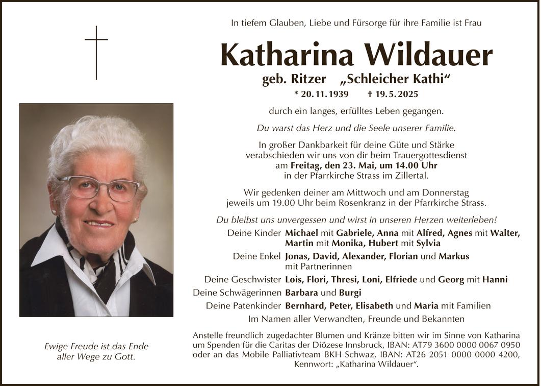 Katharina  Wildauer Bild
