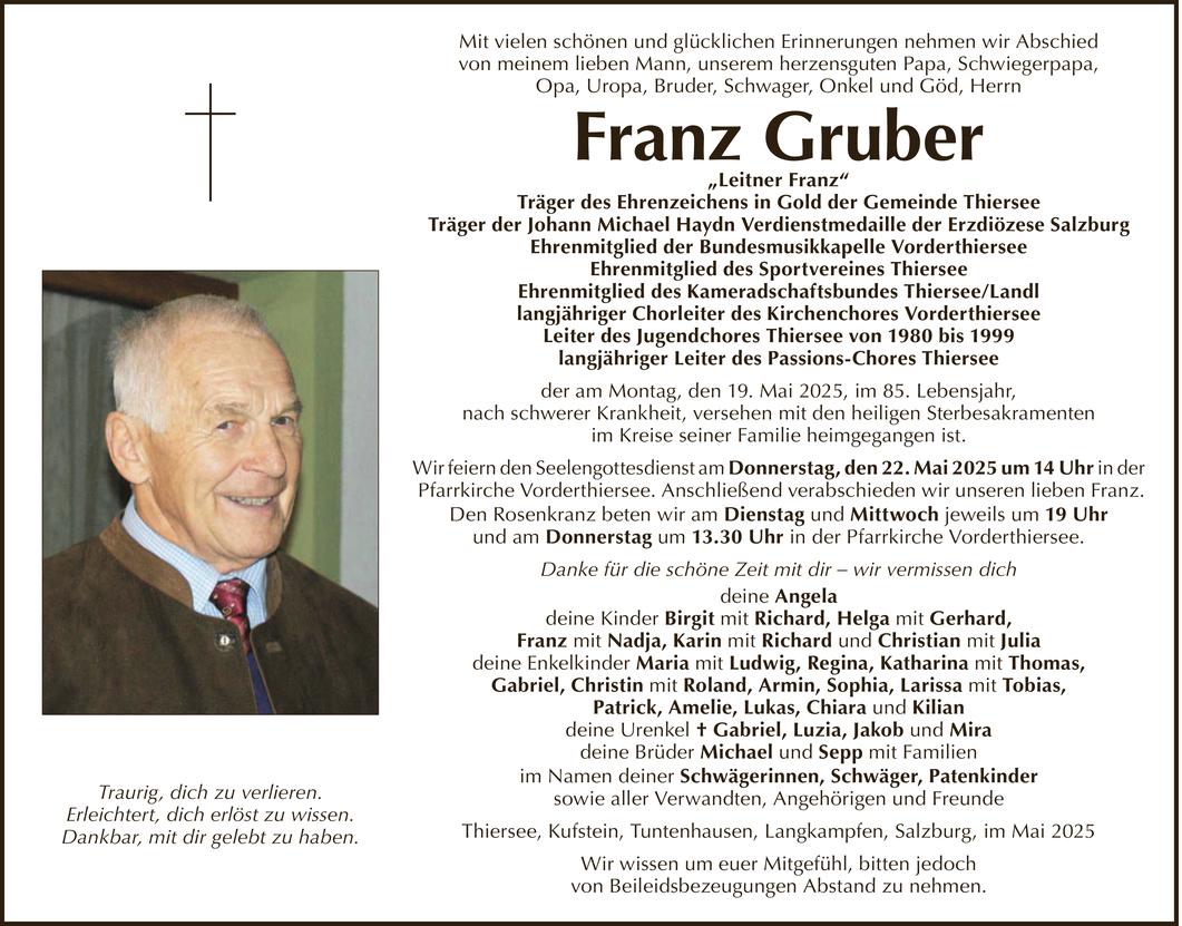 Franz Gruber Bild