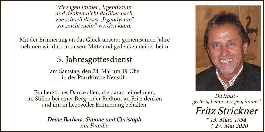 Fritz Strickner Bild