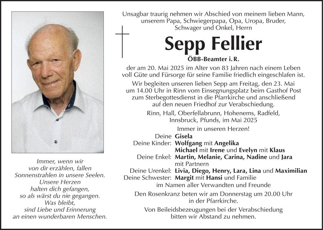 Sepp Fellier Bild