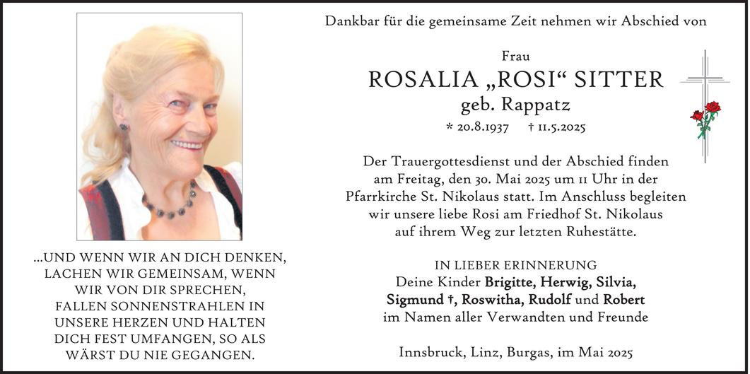 Rosalia Sitter Bild