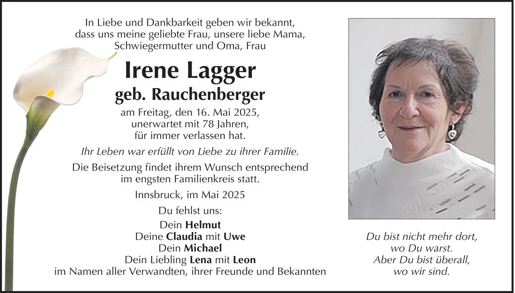 Irene Lagger Bild