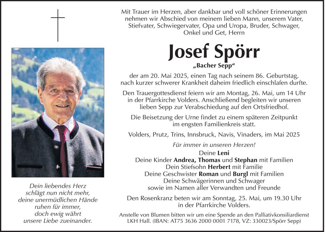 Josef Spörr Bild