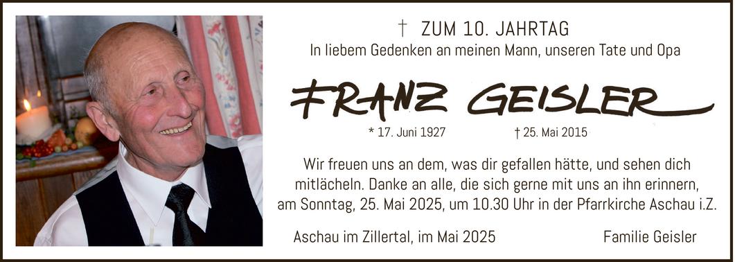 Franz Geisler Bild