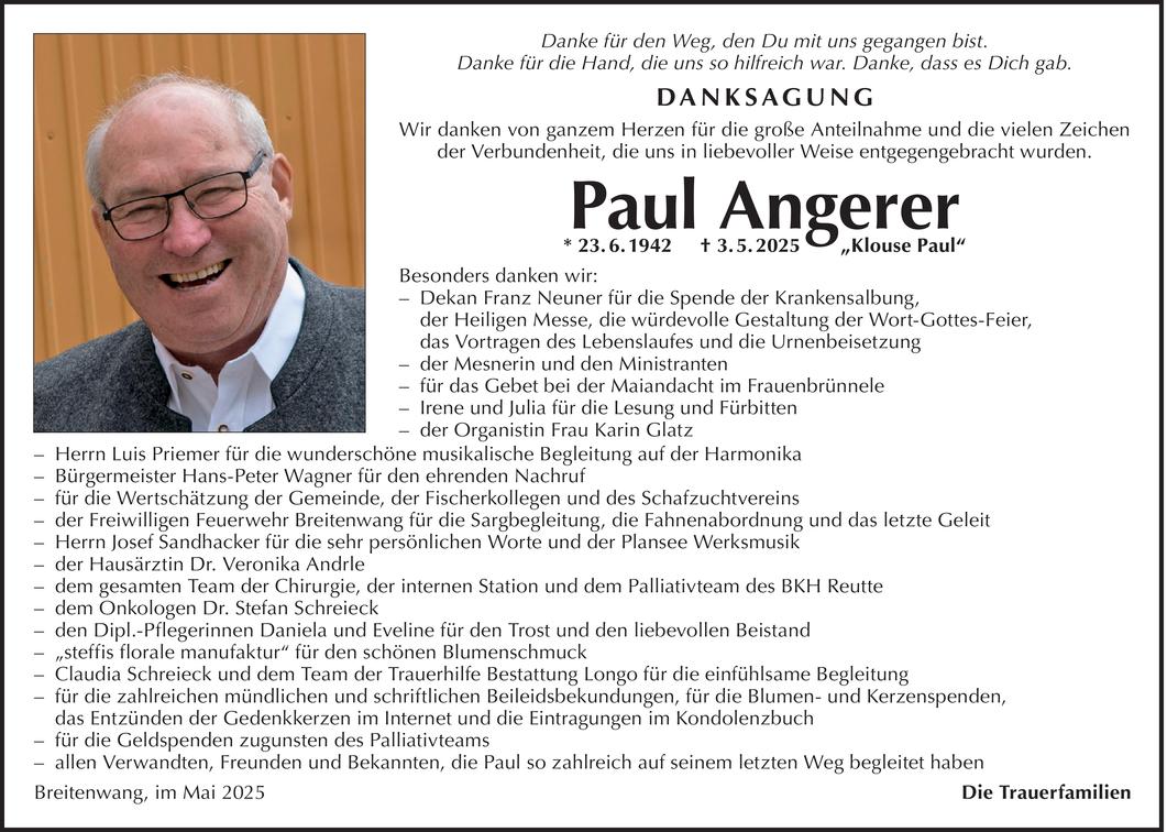 Paul Angerer Bild