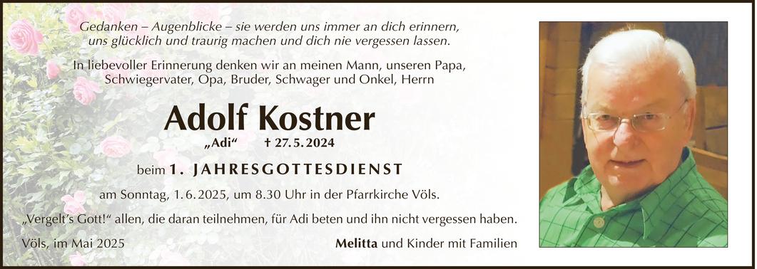 Adolf Kostner Bild