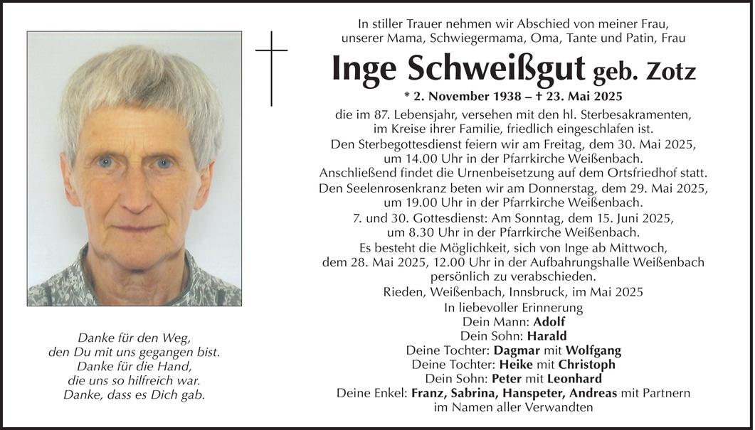 Inge Schweißgut Bild